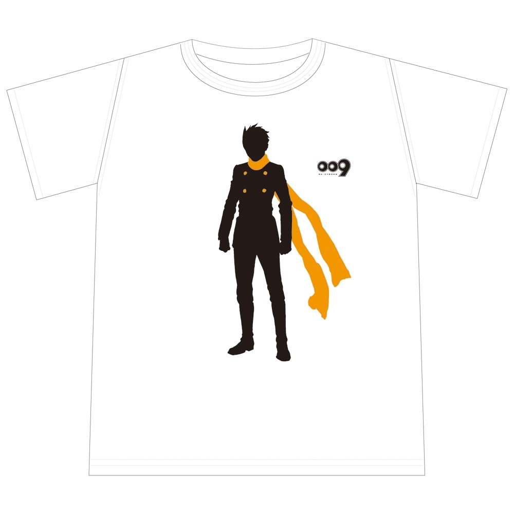 ジョーのシルエットが描かれたTシャツ。（c） 2012 「009 RE:CYBORG」製作委員会