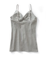 ブラカップ付きキャミソール（杢グレイ）