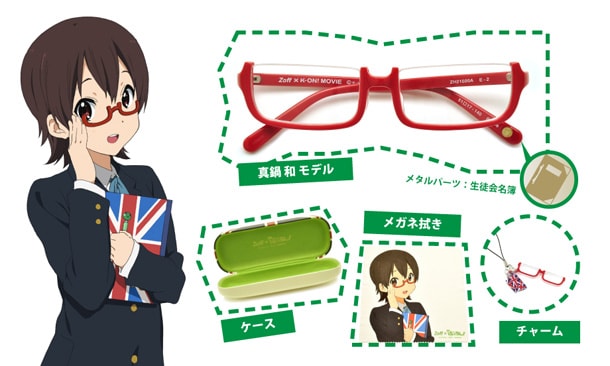 真鍋和モデルのセット内容。(C)かきふらい・芳文社/桜高軽音部 - 映画