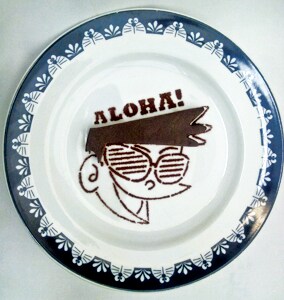 「スネ夫ヘアーチョコクレープ ALOHAバージョン」