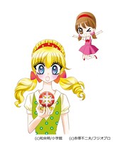 「姫ギャル♥パラダイス」と「映画 ひみつのアッコちゃん」のコラボマンガ「姫ギャル♥アッコちゃん」カット。