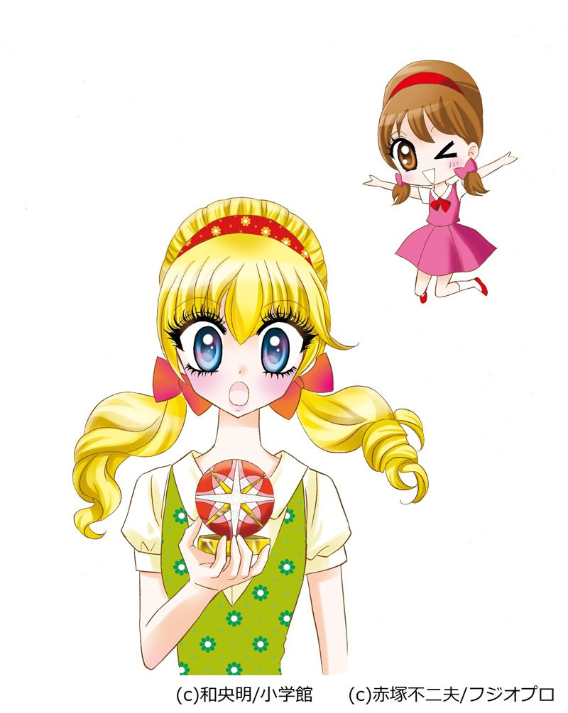 「姫ギャル♥パラダイス」と「映画 ひみつのアッコちゃん」のコラボマンガ「姫ギャル♥アッコちゃん」カット。