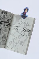 特製クリアしおりの使用例。