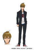 石蕗恵汰（CV：内山昴輝）市子の同級生。不在の両親に代わり4人の弟妹の面倒をみている一家の大黒柱。アルバイト命。 (C)助野嘉昭/集英社・「貧乏神が！」製作委員会