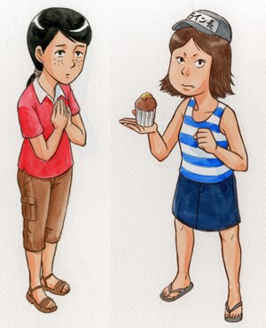 「ふたりのマドレーヌ」カット