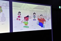 「らくがきじゅう」で落書きされたキャラクターのリアクションもさまざま。