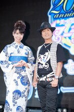「美少女戦士セーラームーン」20周年記念トークイベントの様子。写真左より、1990年代に放送されたアニメ版にて月野うさぎ＆セーラームーン役を務めた三石琴乃、地場衛＆タキシード仮面役を務めた古谷徹。