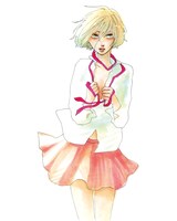 ヤマシタトモコ「ひばりの朝」の主人公・ひばり。