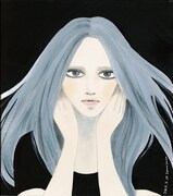 いがわうみこのサイン色紙。