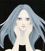 いがわうみこのサイン色紙。