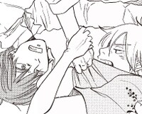 ヤマシタトモコとねむようこの合作イラスト。