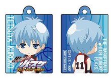 景品のクリアプレートストラップ。(C)藤巻忠俊/集英社・黒子のバスケ製作委員会