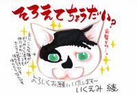 いくえみ綾の描き下ろしPOP。