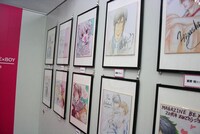 原画展の展示風景。