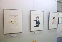 原画展の展示風景。