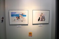 原画展の展示風景。