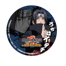 ガラポン屋台オリジナル景品の缶バッジ。(C)岸本斉史　スコット／集英社・テレビ東京・ぴえろ (C)劇場版NARUTO製作委員会 2012