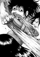 「ツバキ」2巻より。夜な夜な村の男達に貪られる最愛の姉の嬌声を耳にして、弟の心は壊れていく。