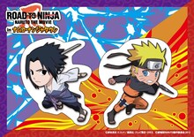 ガラポン屋台オリジナル景品のステッカー。(C)岸本斉史　スコット／集英社・テレビ東京・ぴえろ (C)劇場版NARUTO製作委員会 2012