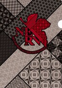 「えゔぁ屋」オリジナル商品の「クリアファイル」。