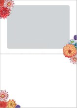 「夏雪ランデブー」オリジナルデザインのメッセージカード中面。 (C)河内遙／祥伝社／アニメ「夏雪ランデブー」製作委員会