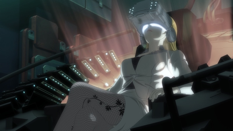 劇中でダイブギアを使用するフランソワーズ 。（c） 2012 「009 RE:CYBORG」製作委員会