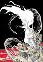 小畑健による「鵺（ぬえ）」のイラスト。