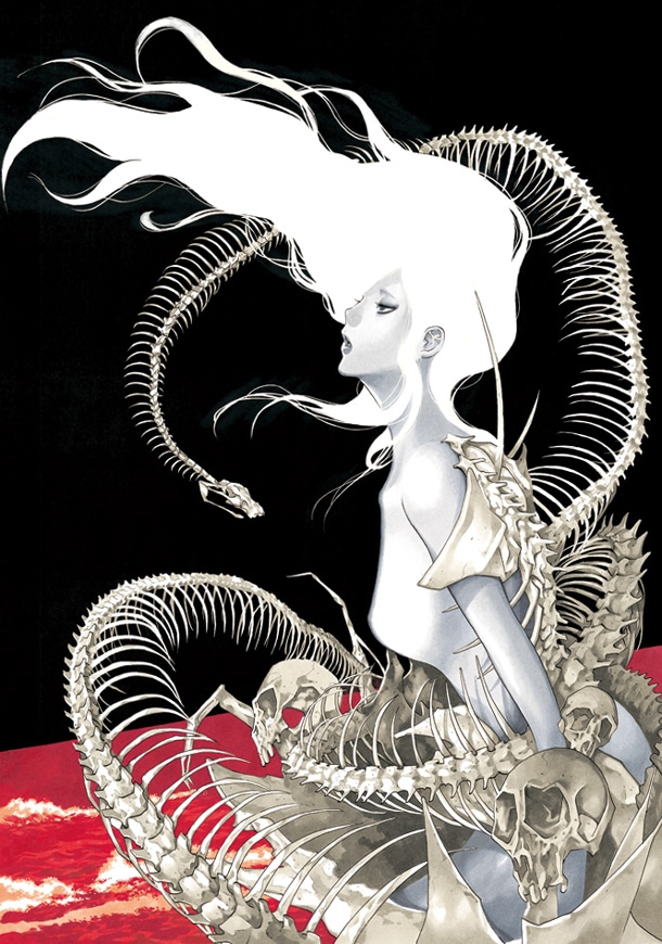 小畑健による「鵺（ぬえ）」のイラスト。