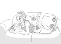 渡辺ペコによる描き下ろしイラスト。