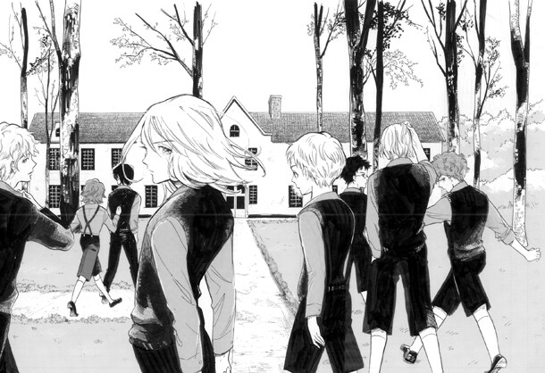 売野機子新連載予告カット。