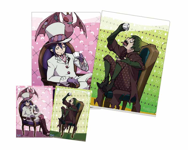 F賞「クリアファイルセット」のうちの1種。(C)加藤和恵／集英社・「青の祓魔師」製作委員会・MBS