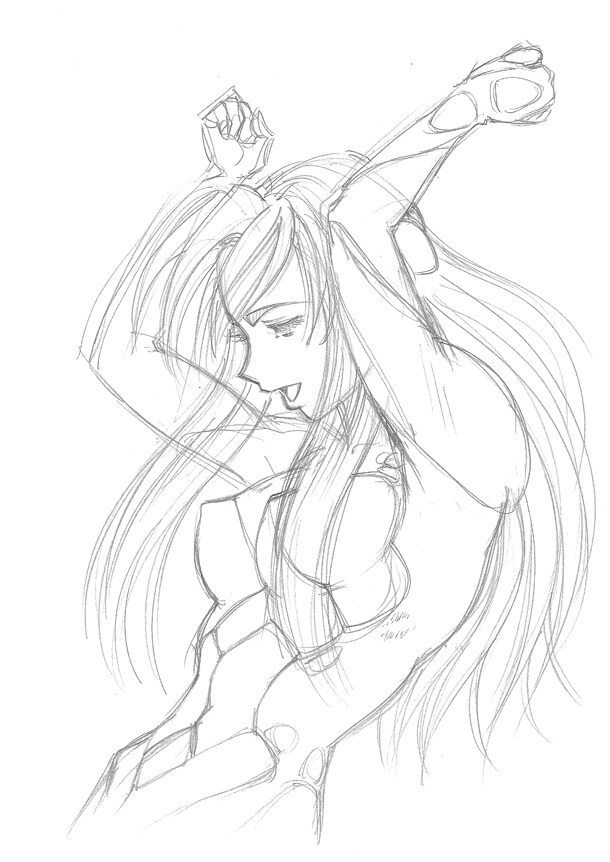 「バーディーさんのラフスケッチ集」より。