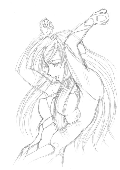 「バーディーさんのラフスケッチ集」より。