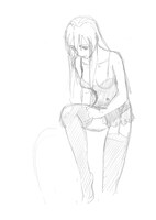 「バーディーさんのラフスケッチ集」より。