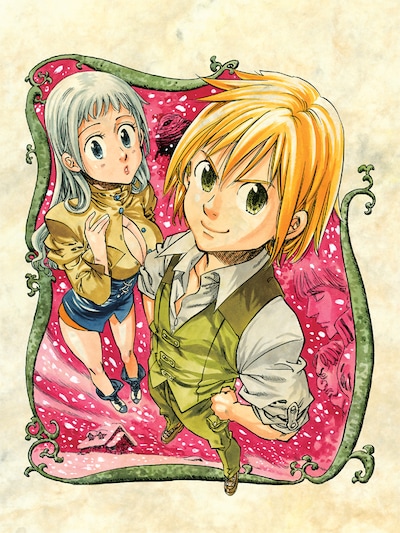 2011年11月に発表された読み切り版「七つの大罪」のカット。連載版ではキャラクターデザインが変更されるため、新デザインを楽しみに待とう。