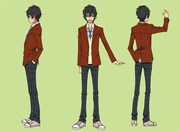 吉田春の設定画。(C)ろびこ・講談社／「となりの怪物くん」製作委員会