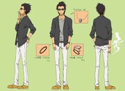 三沢満善の設定画。(C)ろびこ・講談社／「となりの怪物くん」製作委員会