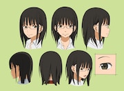 大島千づるの設定画。(C)ろびこ・講談社／「となりの怪物くん」製作委員会