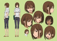 サエコ先生の設定画。(C)ろびこ・講談社／「となりの怪物くん」製作委員会