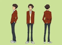 佐々原宗平の設定画。(C)ろびこ・講談社／「となりの怪物くん」製作委員会