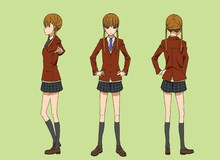 水谷雫の設定画。(C)ろびこ・講談社／「となりの怪物くん」製作委員会