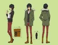 吉田優山の設定画。(C)ろびこ・講談社／「となりの怪物くん」製作委員会