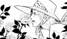 雲田はるこの新作読み切り「ばらの庭にいた頃」カット。