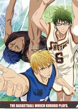 「黄瀬＆緑間＆青峰クリアファイル賞」のクリアファイル。(C)藤巻忠俊／集英社・黒子のバスケ製作委員会