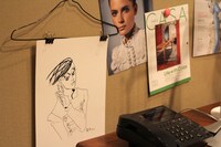 荒木飛呂彦の仕事机より。