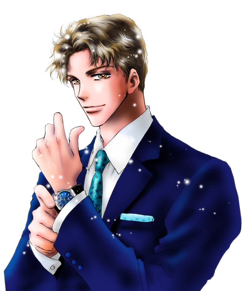 田村由美の新連載「イロメン～十人十色～」予告カット。