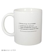 「フード3原則マグカップ」裏面。