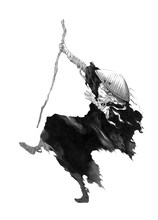 イベント入場者全員に配られる、小畑健描き下ろしのポストカードの1種類。