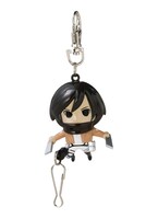 「進撃の巨人」8巻限定版に付く、ミカサのキーホルダー。