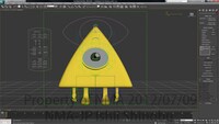 CGムービー「ヤハべえ」の制作画面。